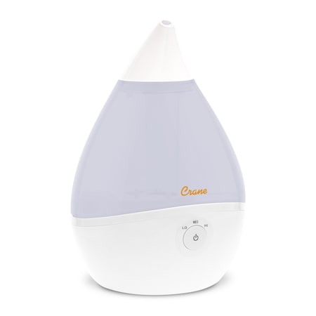 Crane Usa White 0.5 gal. ultrasonic cool mist humidifier EE-5302W